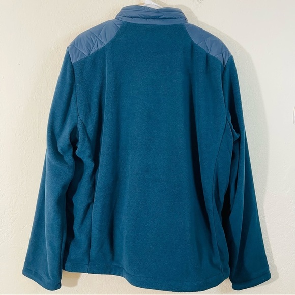 Louis Castel Quilted Puffer Jacket Men Size XL Teal Pockets Outdoor - Picture 2 of 13